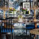 A dining room table