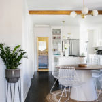 A dining room table